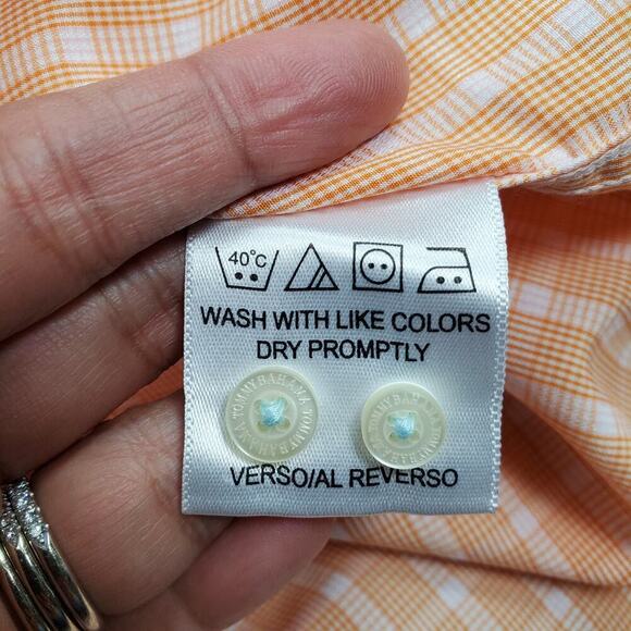 Tommy Bahama Men Button-Up Long Sleeve Collared Top Size 34-35 - Picture 8 of 10